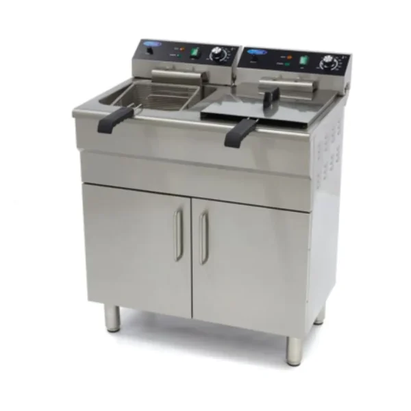 Double tank electric fryer